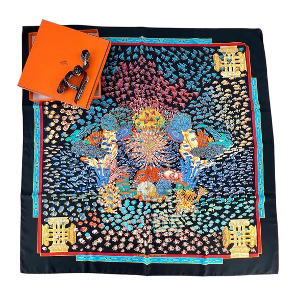 Hermès Atlantic Encounter Scarf - Picture 2 of 8